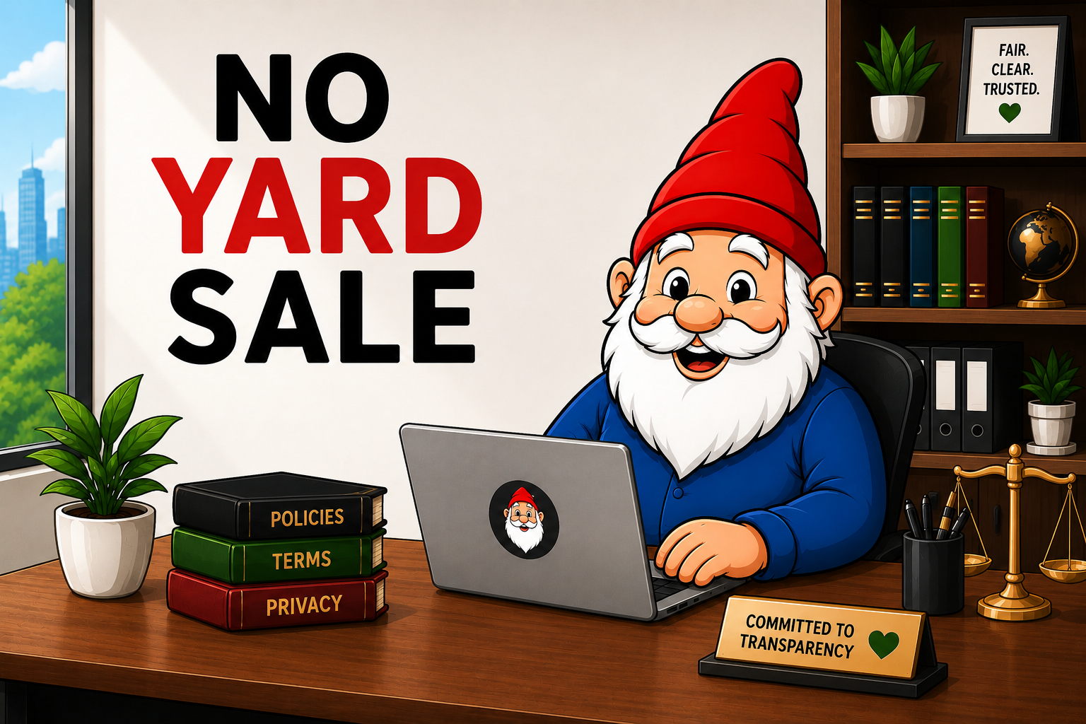 No Yard Sale legal pages image